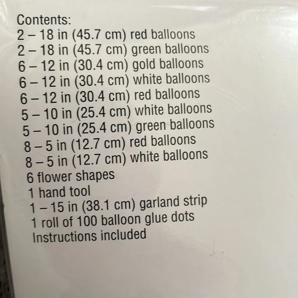 Celebrate it Christmas balloon garland